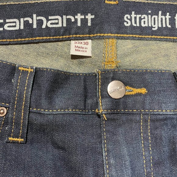 Carhartt Straight Fit 33x30 Jeans - Picture 4 of 4